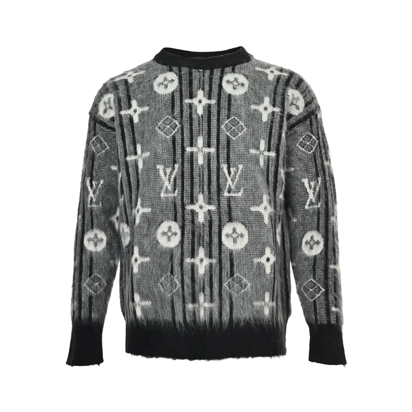 Louis Vuitton/Louis Vuitton full-frame presbyopic logo mohair sweater